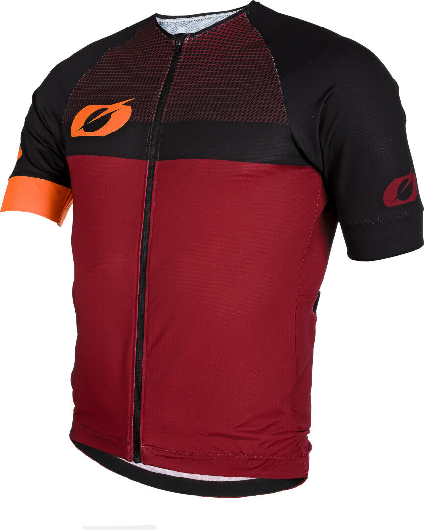 Oneal Aerial Split Jersey de bicicleta - Rojo Naranja (2XL)