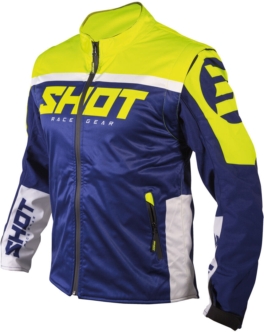 Shot Softshell Lite 2.0 Chaqueta de Motocross - Azul Amarillo