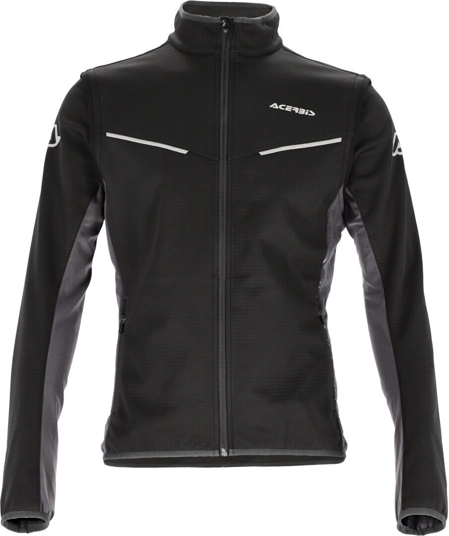 Acerbis Track Softshell Chaqueta de motocicleta - Negro Gris (XL)