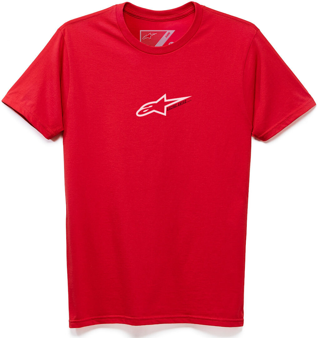 Alpinestars Race Mod Camiseta - Blanco Rojo (S)