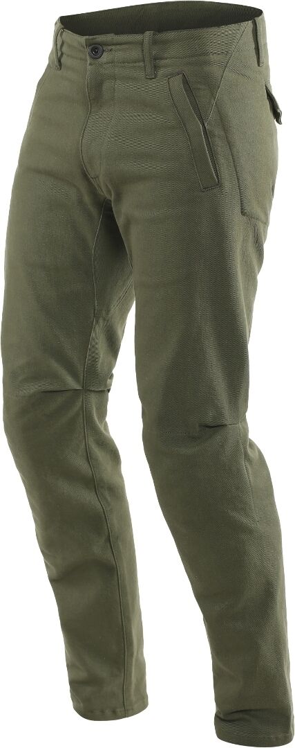 Dainese Chinos Pantalones textiles de motocicleta - Verde (43)