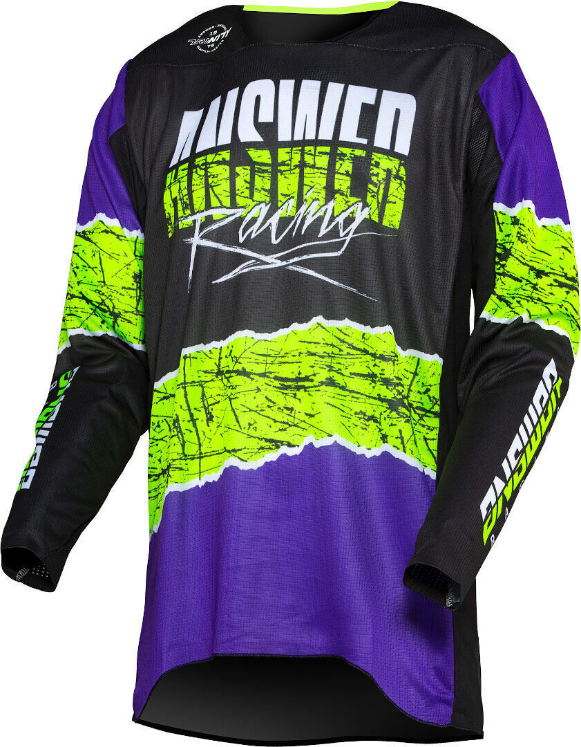 Answer Racing Answer Trinity Pro Glow Motocross Jersey - Negro Amarillo (S)