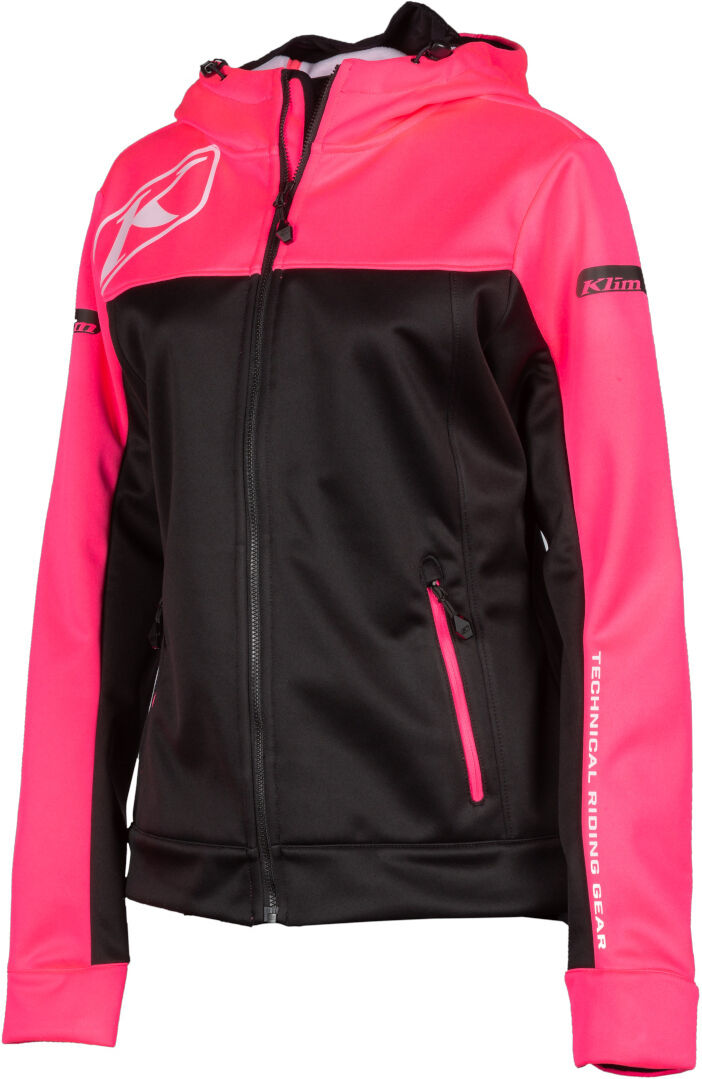 Klim Evolution Chaqueta de dama - Negro Rosa (L)