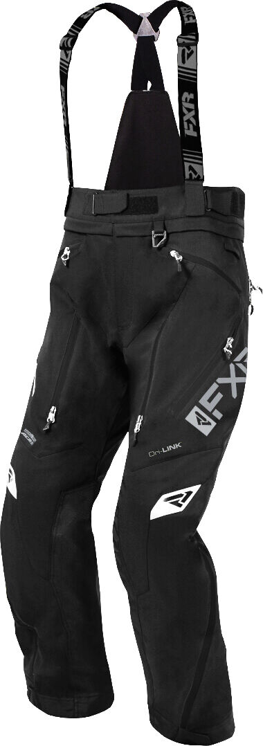 FXR Renegade Lite Pantalones Bib - Negro (2XL)