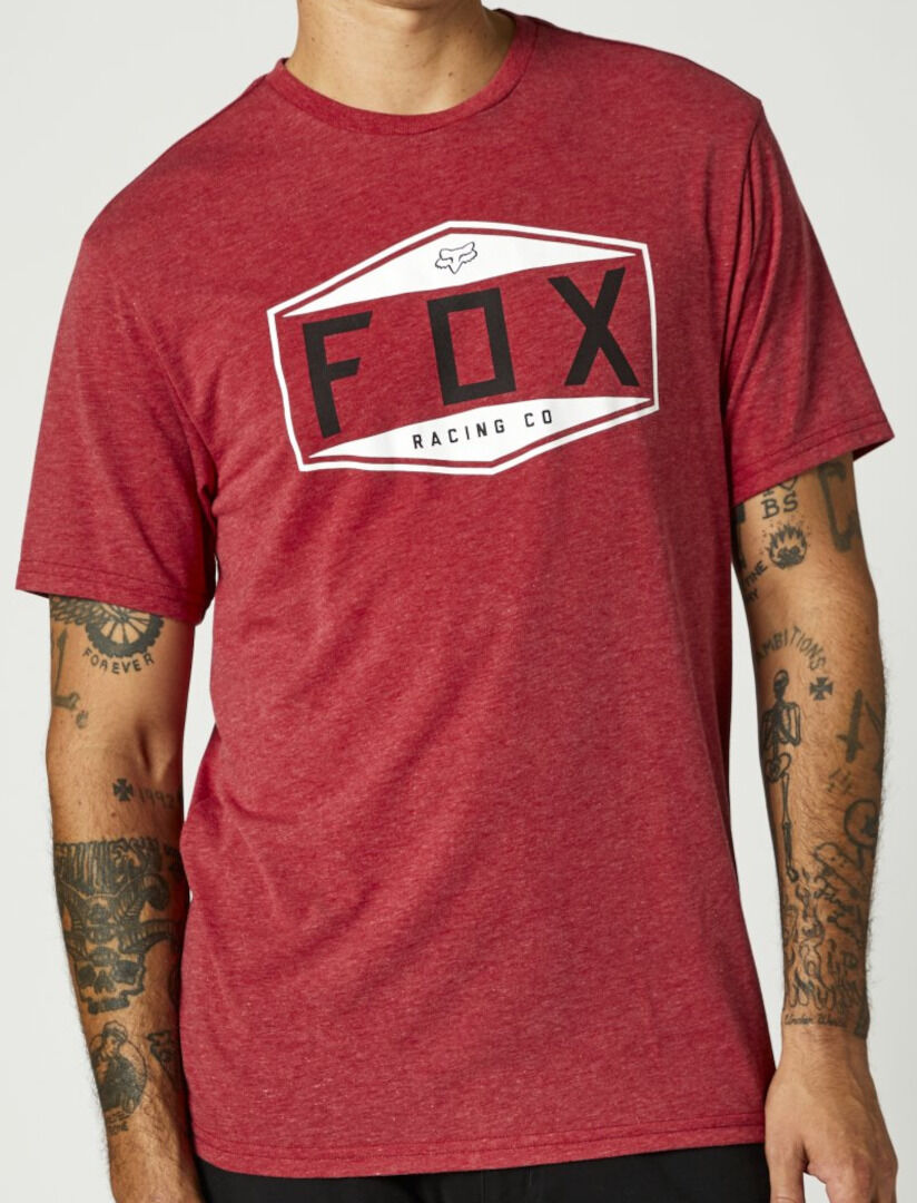 Fox Emblem Tech Camiseta - Rojo (S)