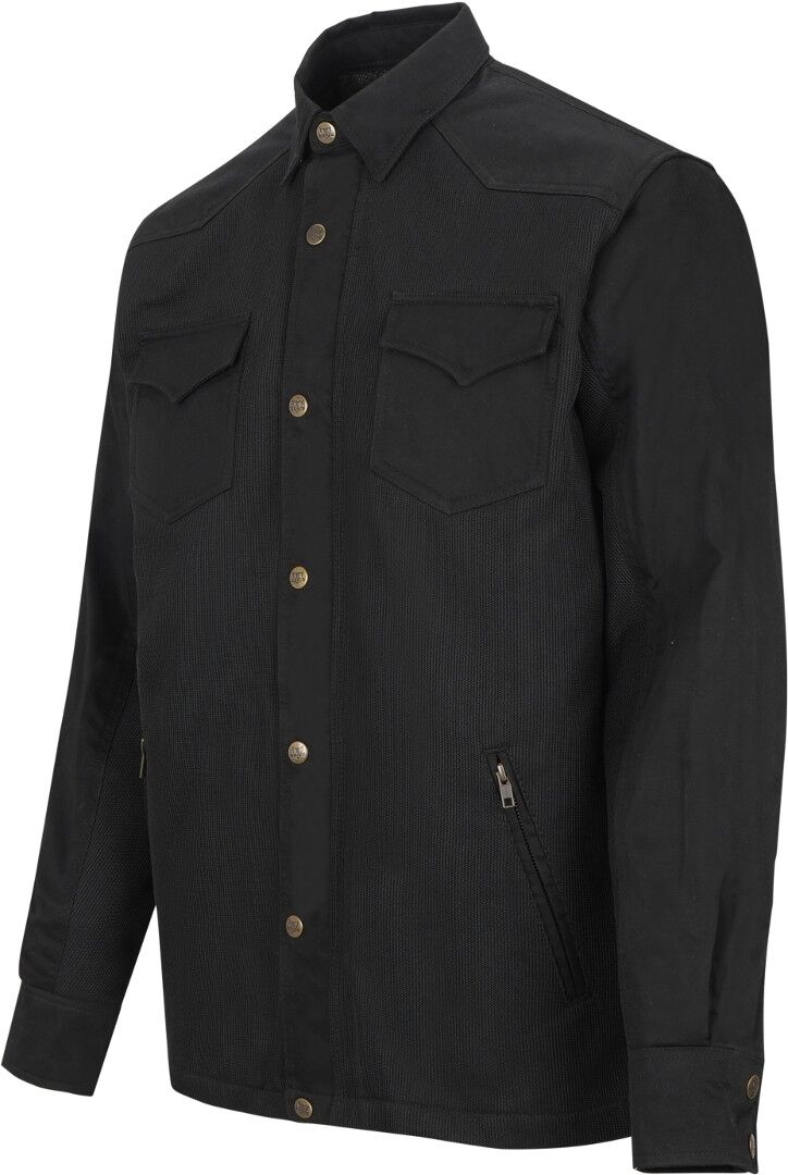 Bores Driver Mesh Camisa de motocicleta - Negro (S)