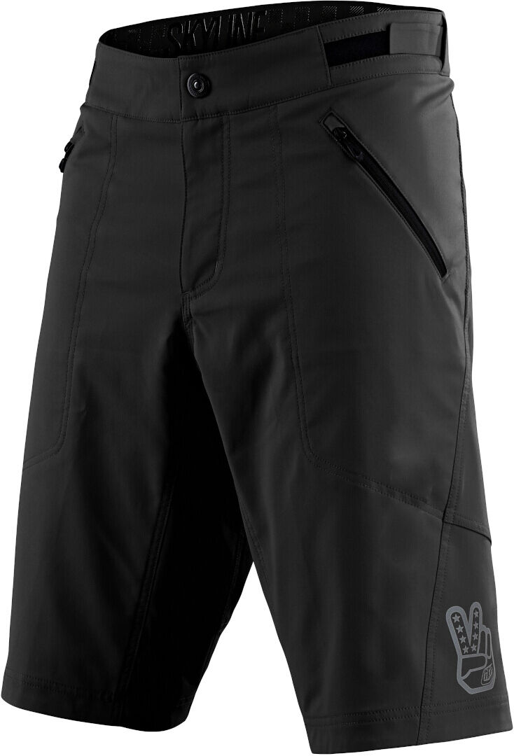 Lee Skyline Pantalones cortos de bicicleta para jóvenes - Negro (XL)