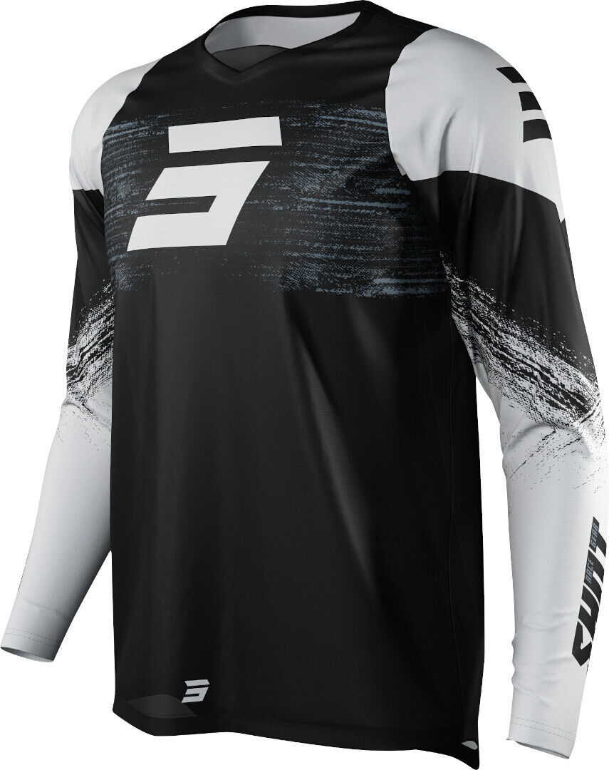 Shot Draw Burst Maillot de motocross - Negro Blanco (S)