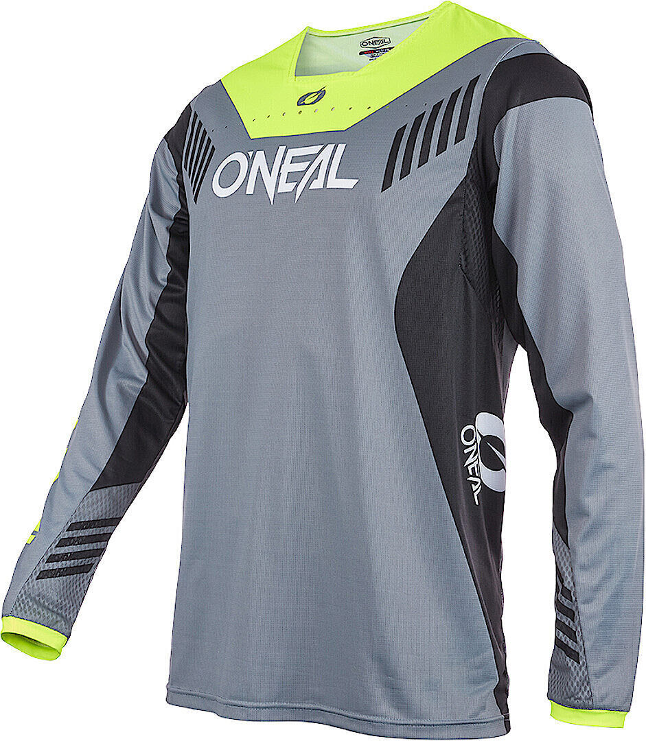 Oneal Element FR Hybrid V.22 Jersey de bicicleta - Gris Amarillo (S)