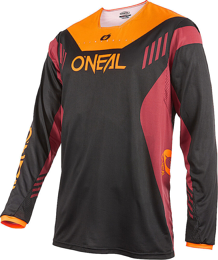 Oneal Element FR Hybrid V.22 Jersey de bicicleta - Negro Naranja (S)