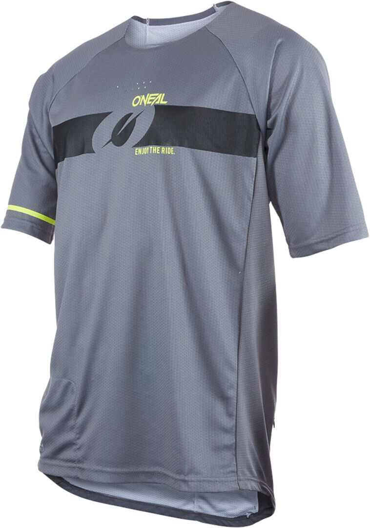 Oneal Pin It V.22 Jersey de bicicleta - Gris Amarillo (L)