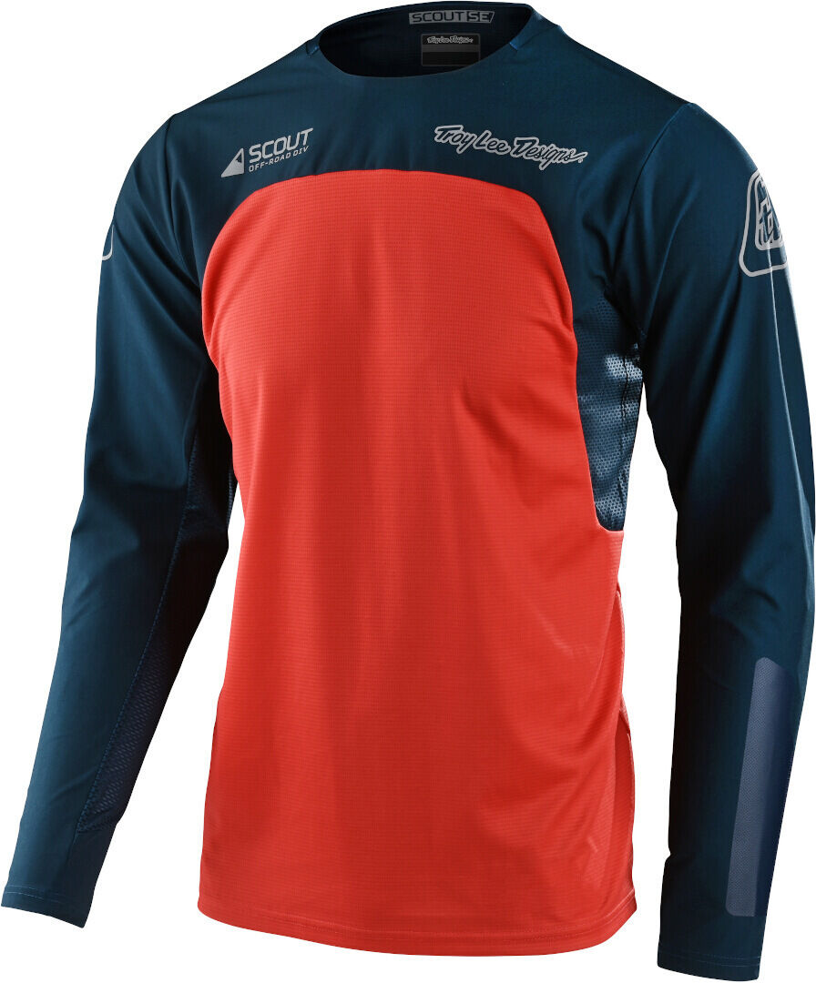 Lee Scout SE Systems Maillot de Motocross - Azul Naranja