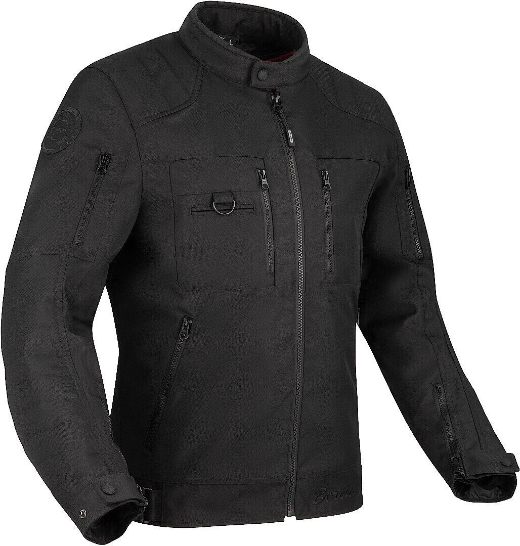 Bering Corpus Chaqueta textil de la motocicleta - Negro (S)