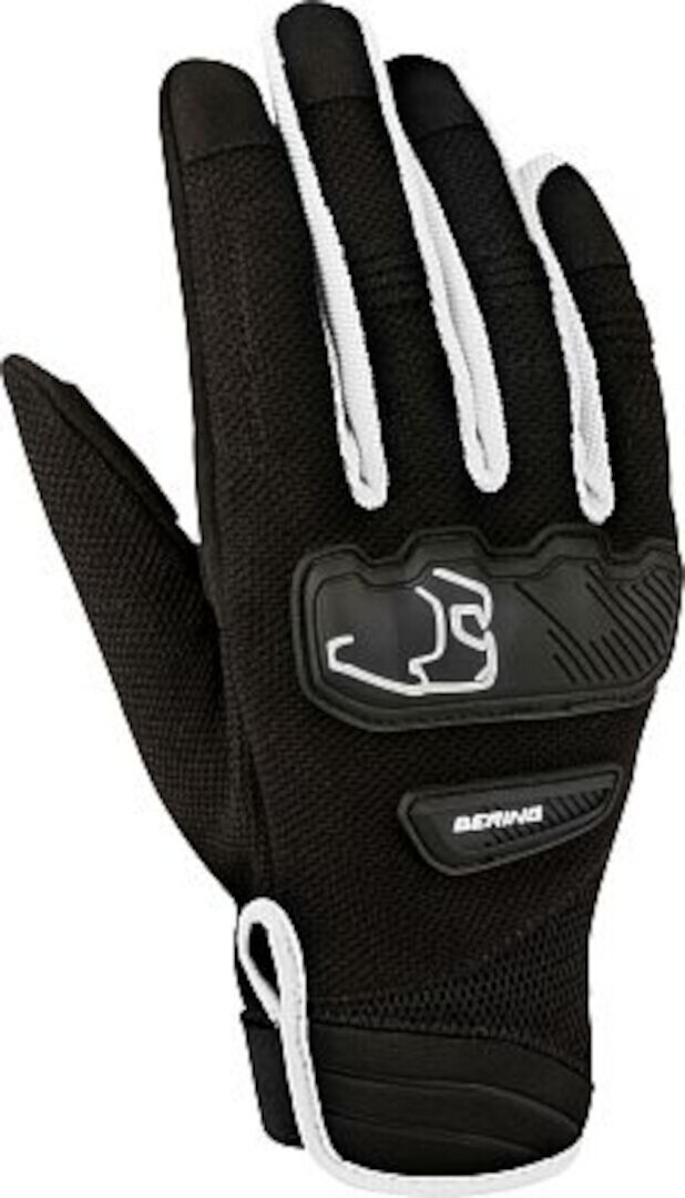 Bering York Guantes de motocicleta - Negro Blanco (L)