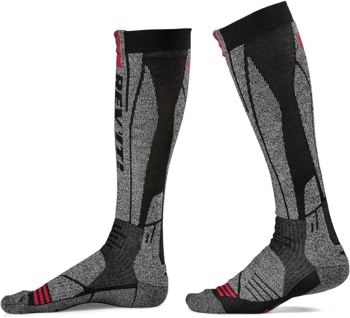 Revit Kalahari Calcetines de verano para motocicletas - Gris Rojo (45 46 47)