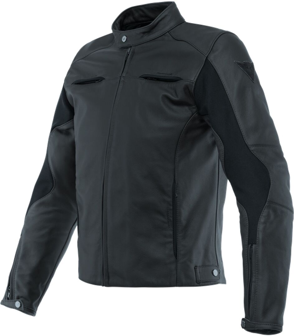 Dainese Razon 2 Chaqueta de cuero para motocicleta - Negro (44)