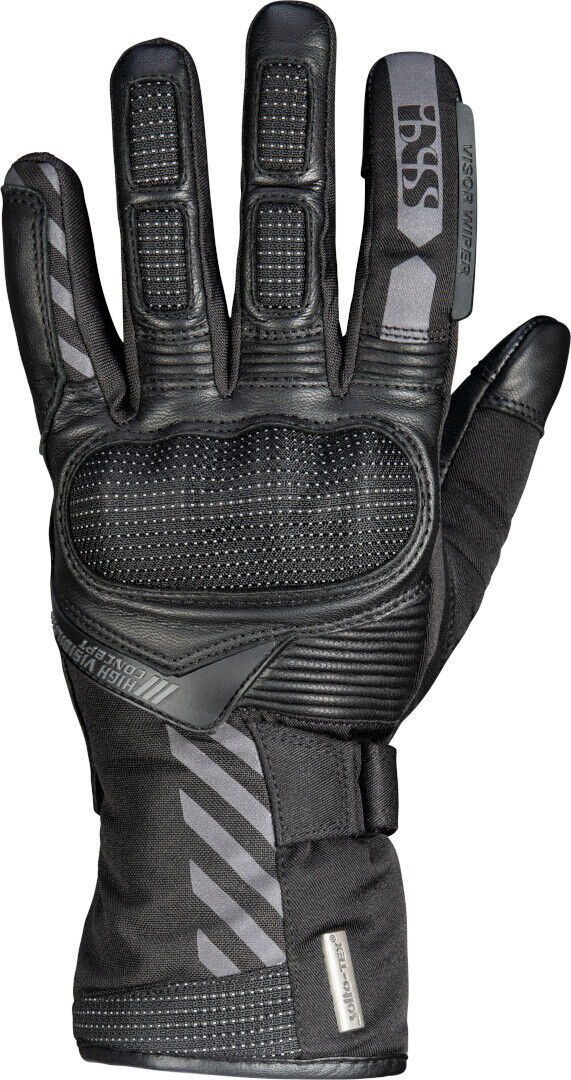 IXS Glasgow-ST 2.0 Guantes de motocicleta para damas - Negro (XL)