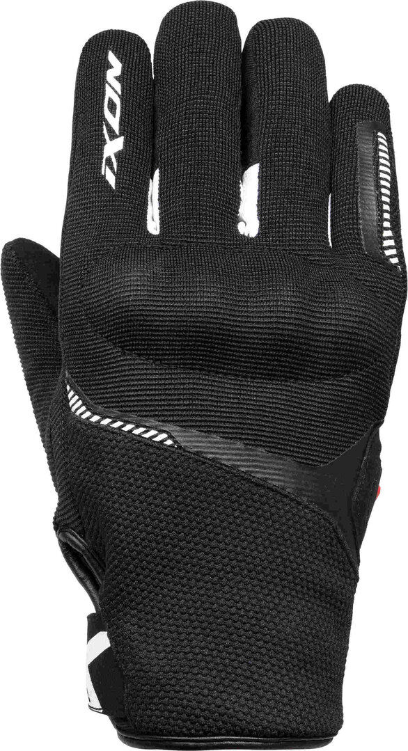 Ixon Pro Blast Guantes de motocicleta para damas - Negro Blanco (XS)