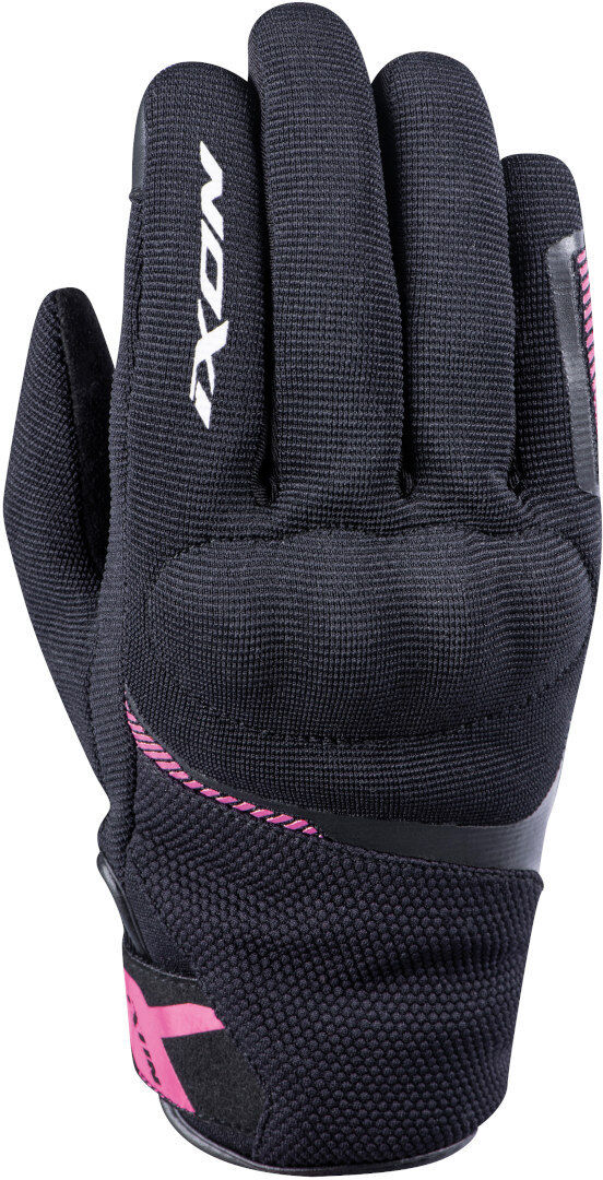 Ixon Pro Blast Guantes de motocicleta para damas - Negro Rosa (S)