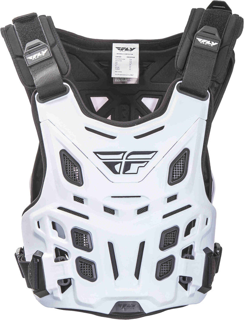 FLY Racing Roost Guard CE Chaleco protector - Blanco