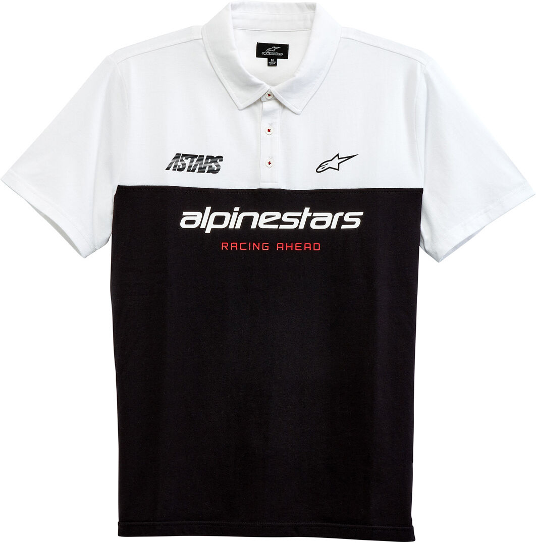 Alpinestars Astars Paddock Polo - Negro Blanco (M)