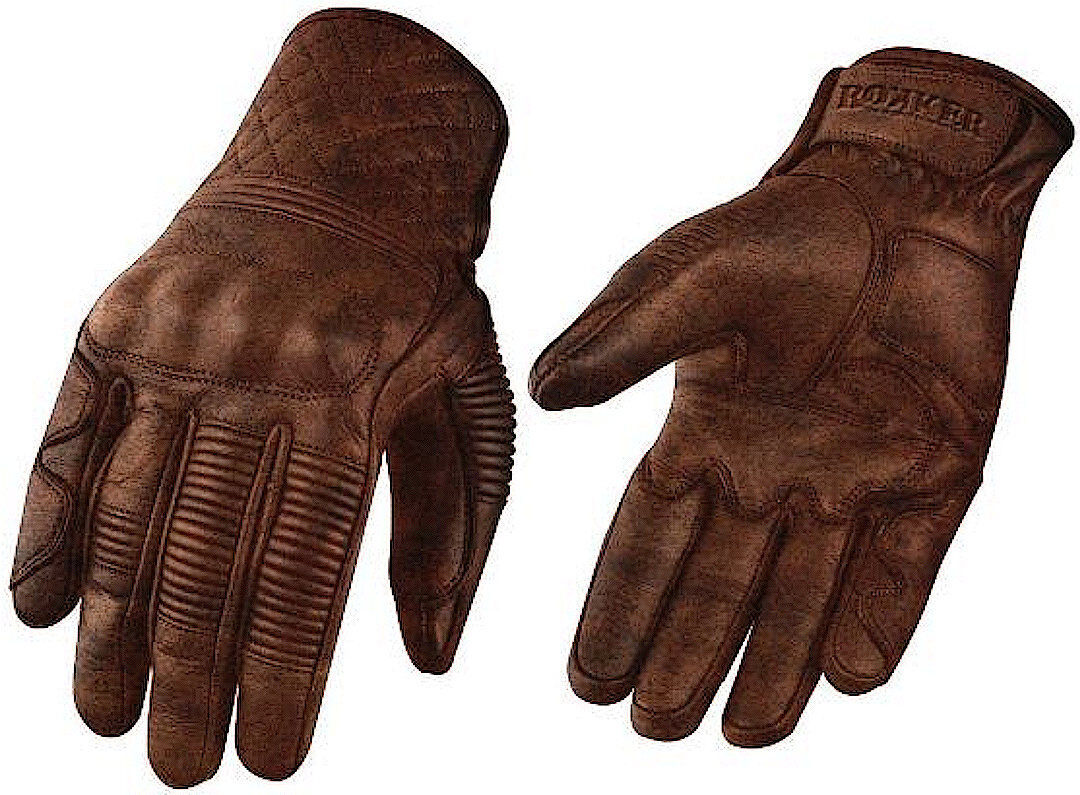 Rokker Tucson Guantes de motocicleta - Marrón (S)