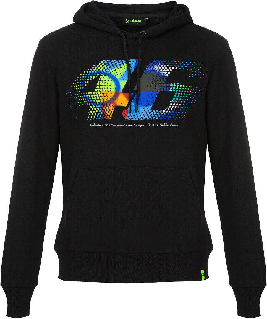 VR46 Sole Luna 46 Sudadera con capucha - Negro Multicolor (XS)