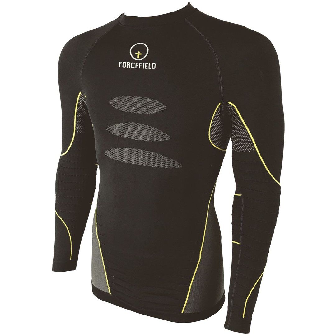 Forcefield Tech 3 Base Layer Camisa funcional de manga larga - Negro (M)