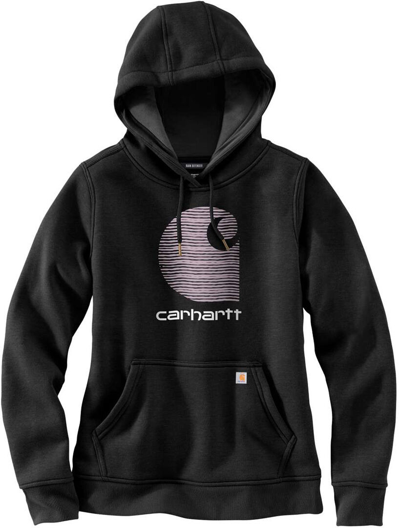 Carhartt Rain Defender Promo Sudadera con capucha para damas - Negro (L)