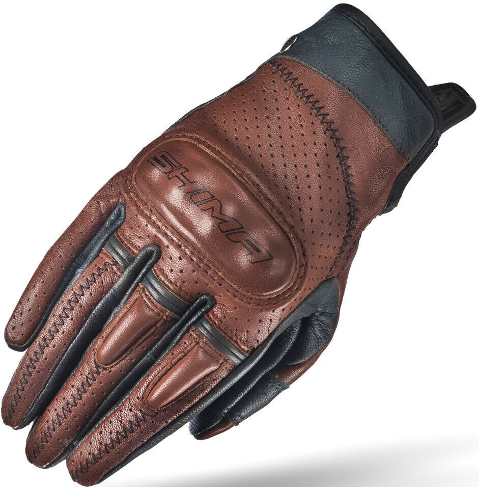 SHIMA Caliber Guantes de moto para mujer - Marrón