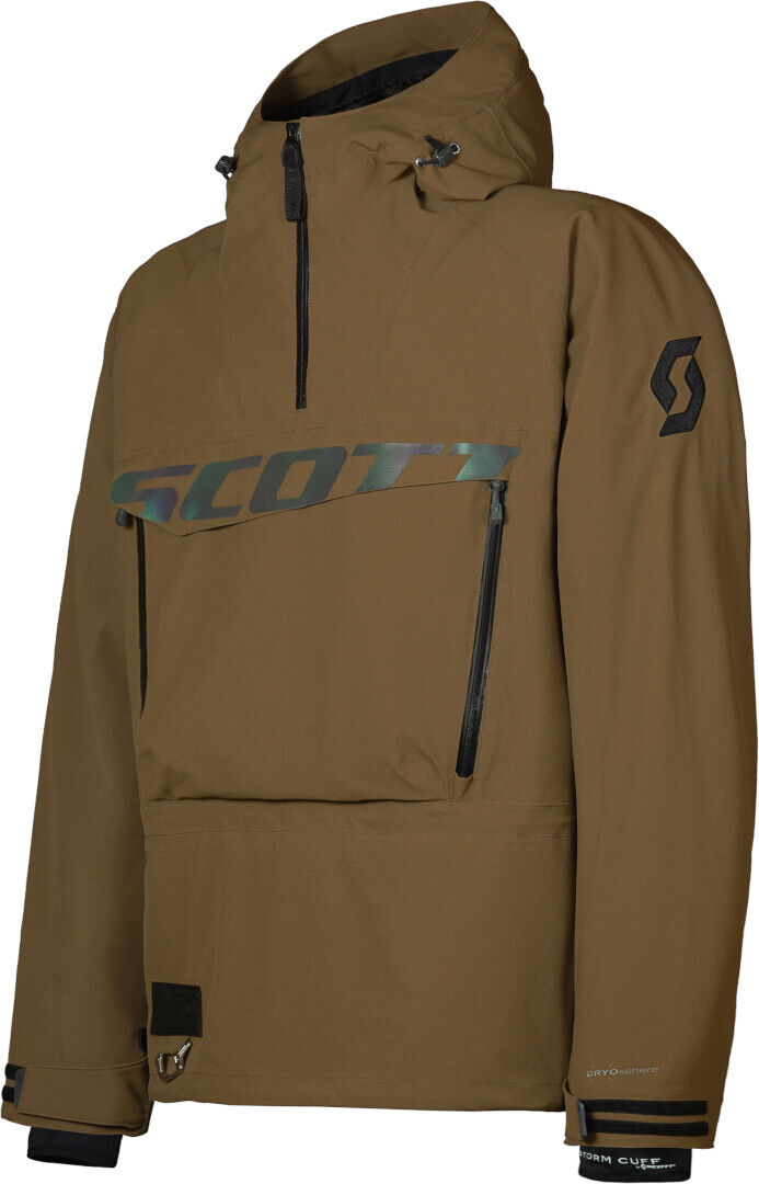 Scott XT Flex Dryo Pull-Over Chaqueta para moto de nieve - Marrón (2XS)