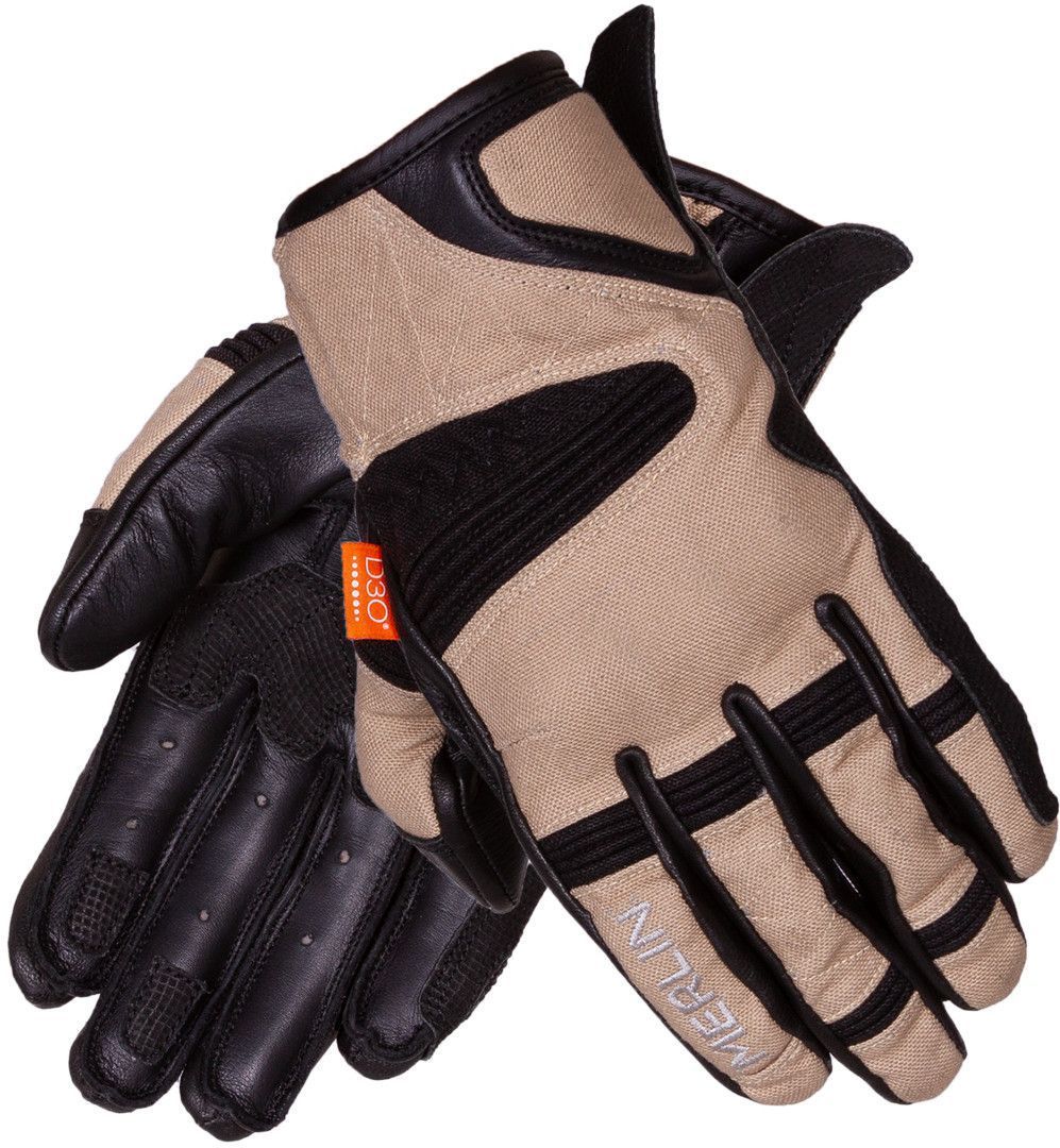 Merlin Mahala Raid D3O Guantes de motocicleta - Beige (XL)