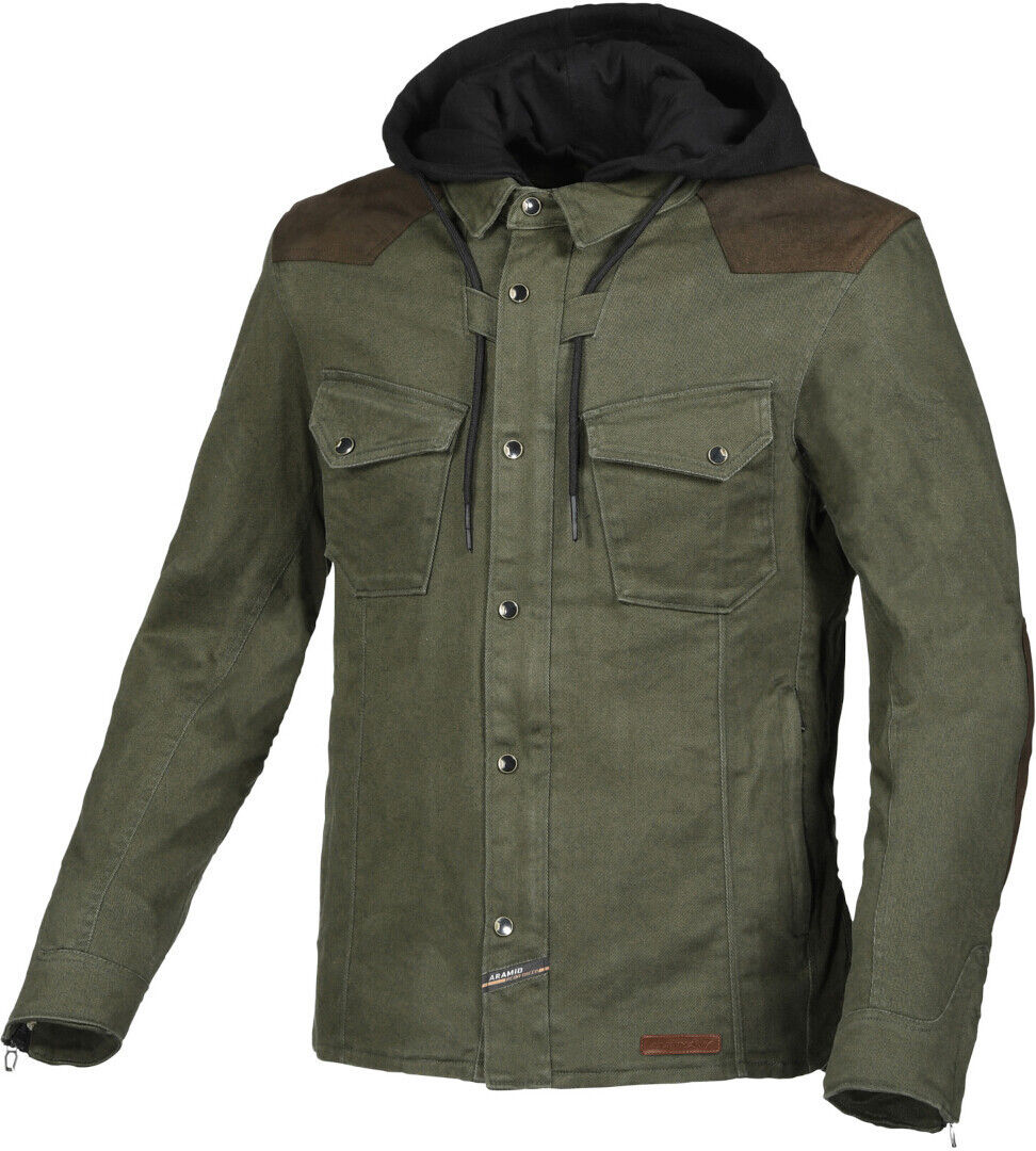 Macna Inland Chaqueta textil de moto - Verde (XL)