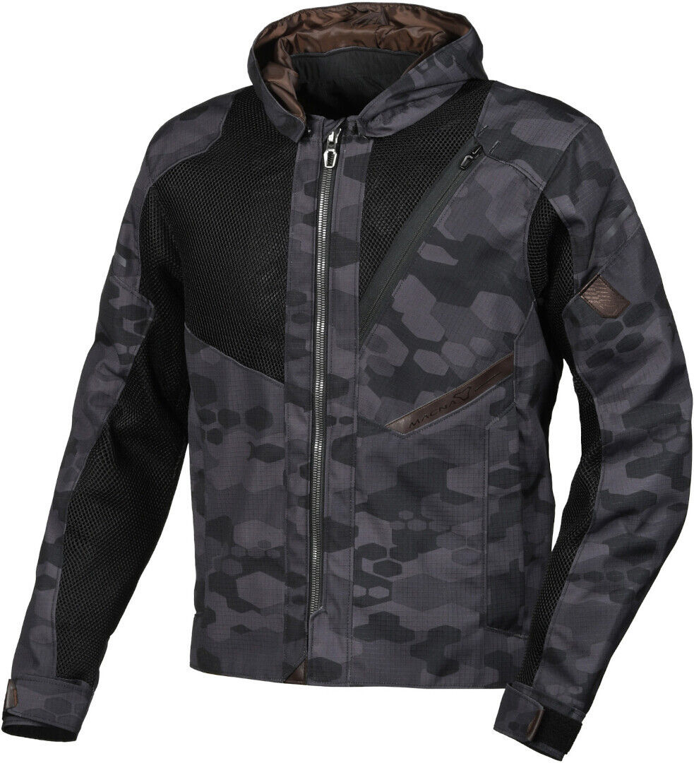 Macna Farrow Chaqueta textil de moto - Negro Multicolor