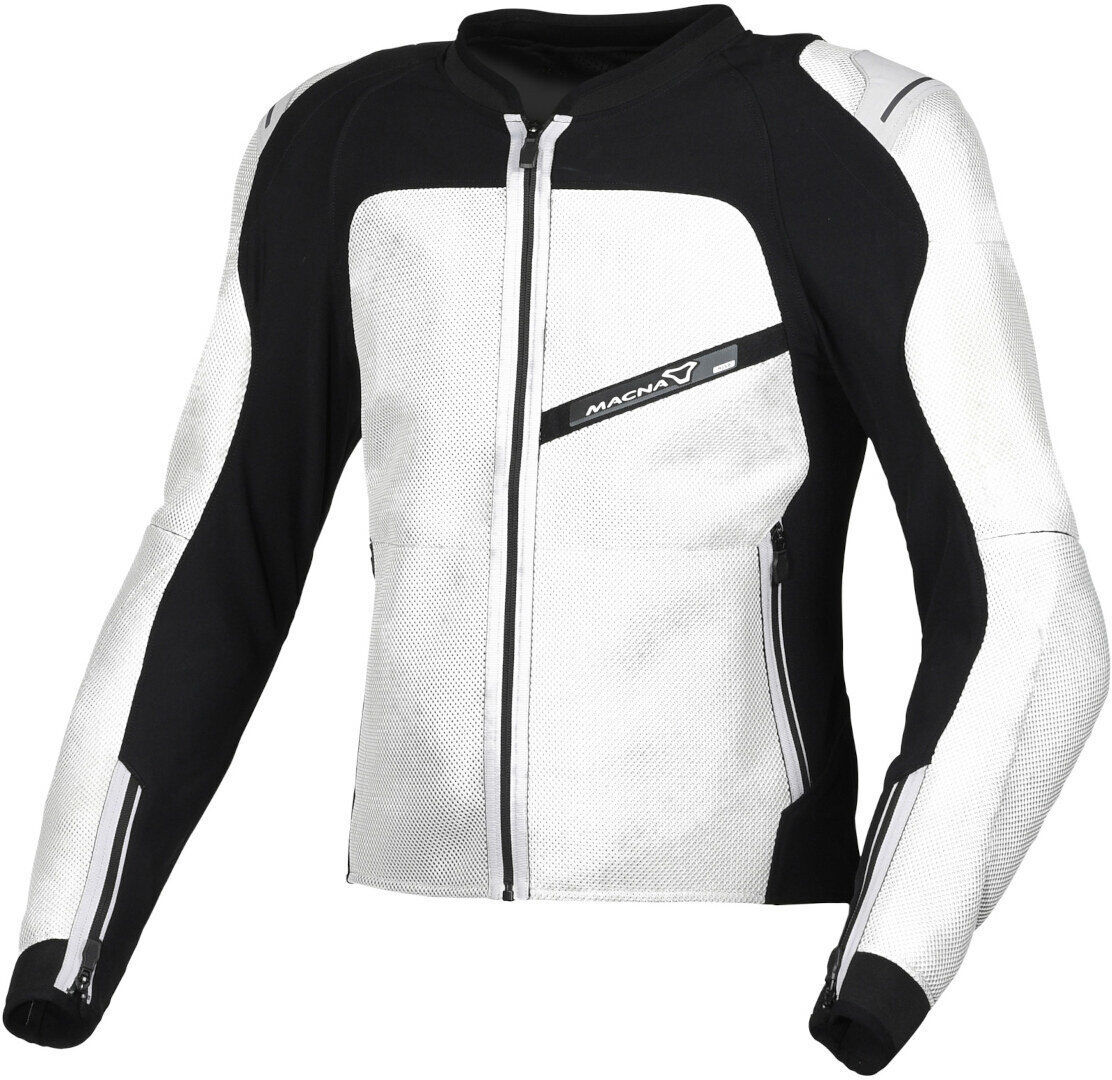 Macna Korus Chaqueta protectora - Negro Gris (L)