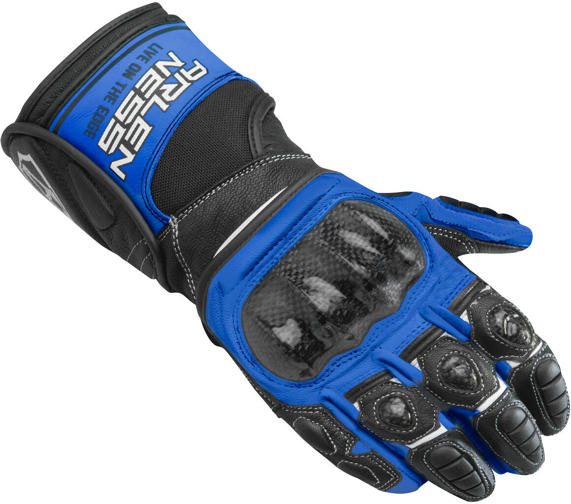 Arlen Ness Mugello Guantes de motocicleta - Negro Azul (S)