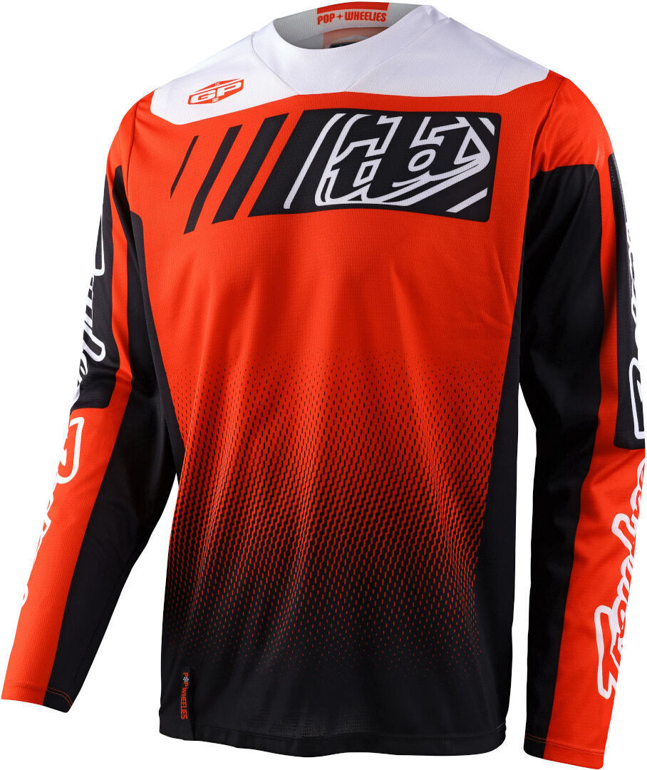 Lee GP Gear Icon Maillot de Motocross - Negro Naranja (2XL)