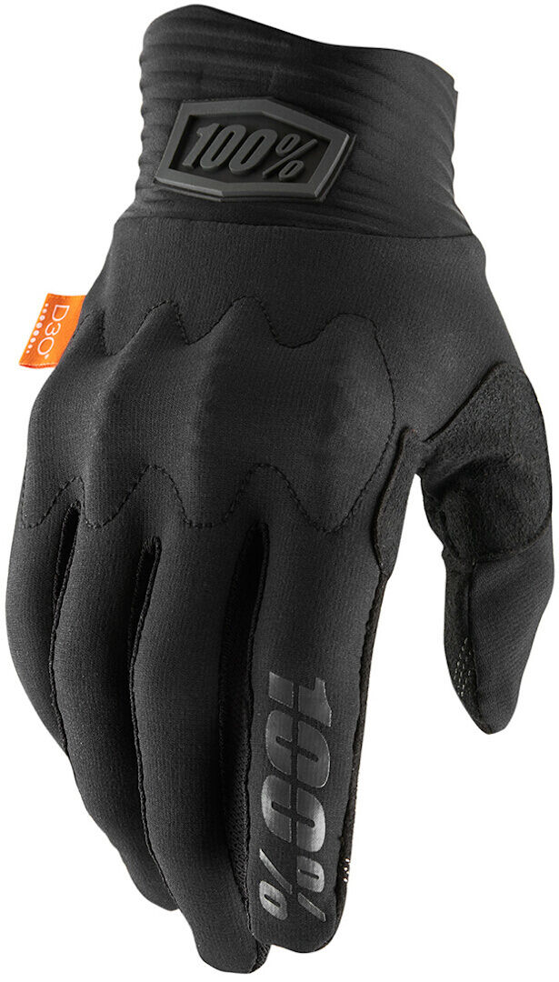 100% Cognito Guantes de bicicleta - Negro (XL)