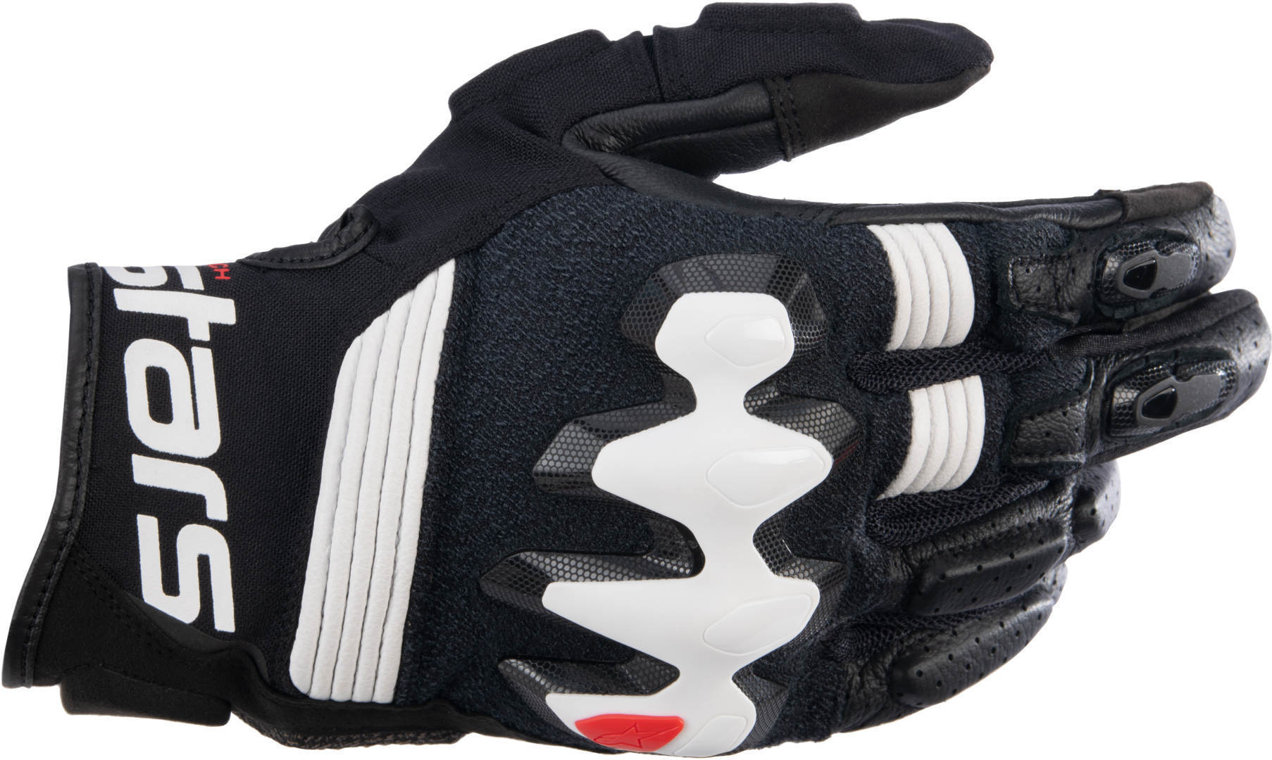 Alpinestars Halo Guantes de motocicleta - Negro Blanco (S)