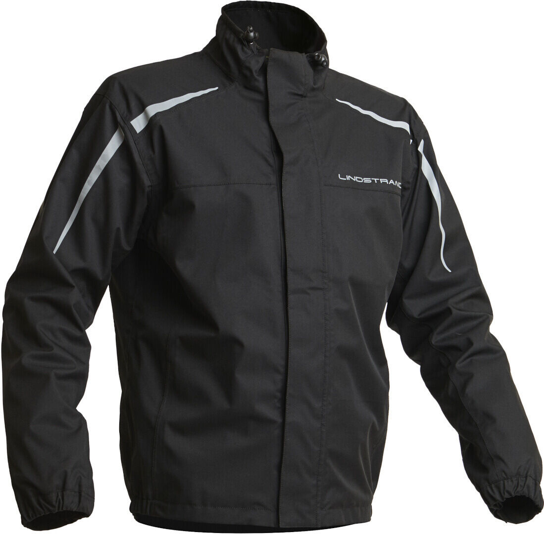 Lindstrands DW+ Chaqueta de lluvia - Negro (2XL)