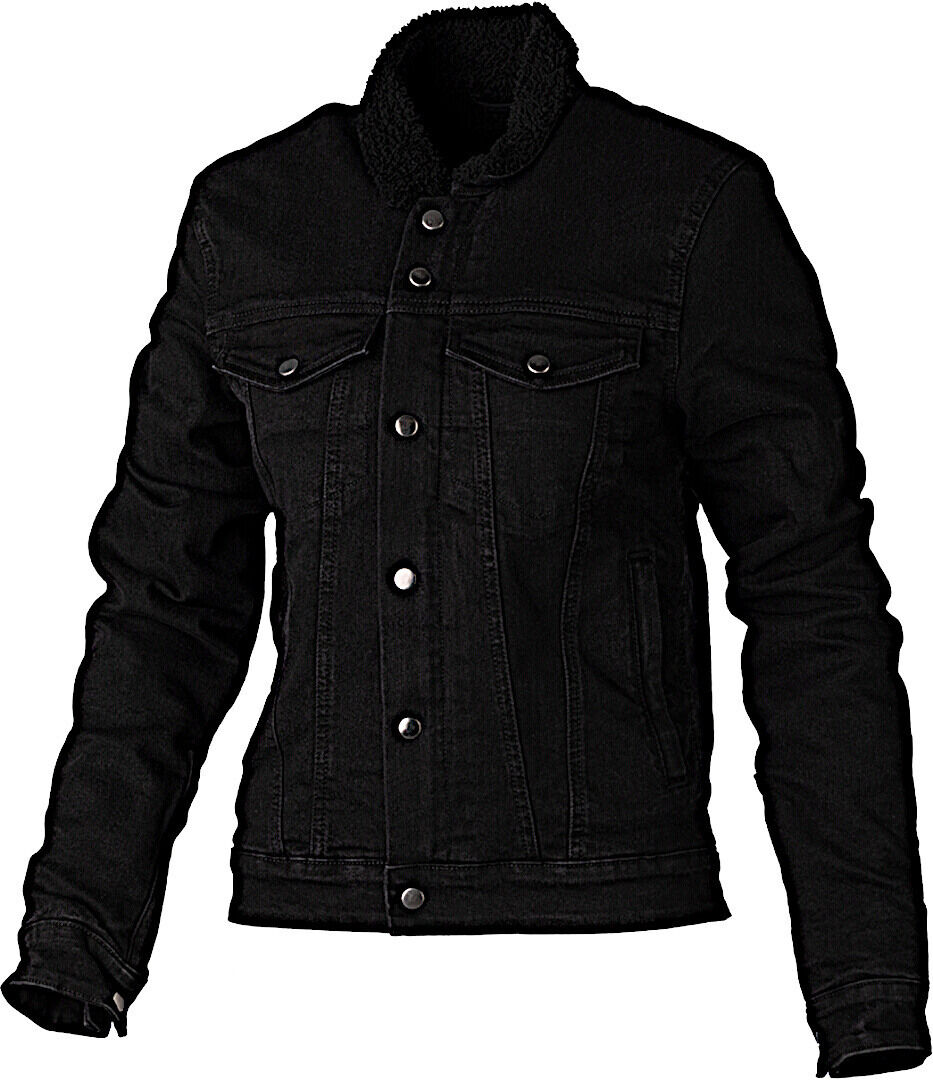 RST Sherpa Denim Chaqueta textil para motocicleta - Negro (L)