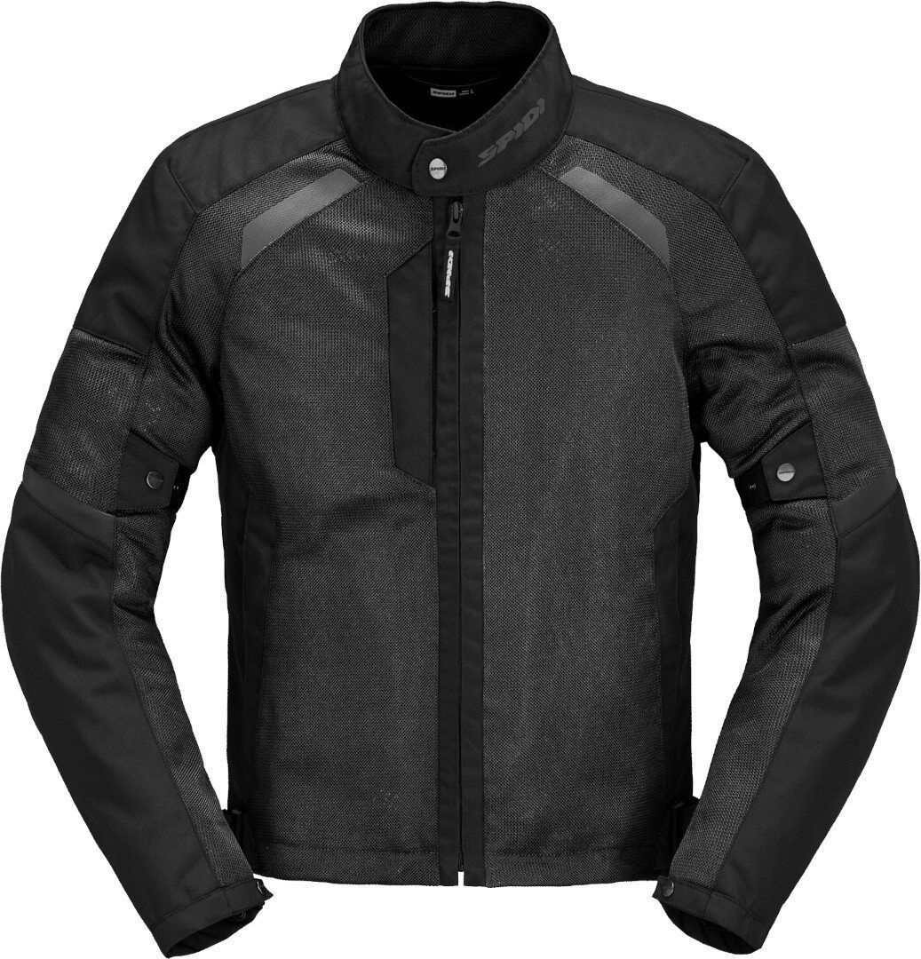 Spidi Tek Net Chaqueta de motocicleta - Negro (2XL)