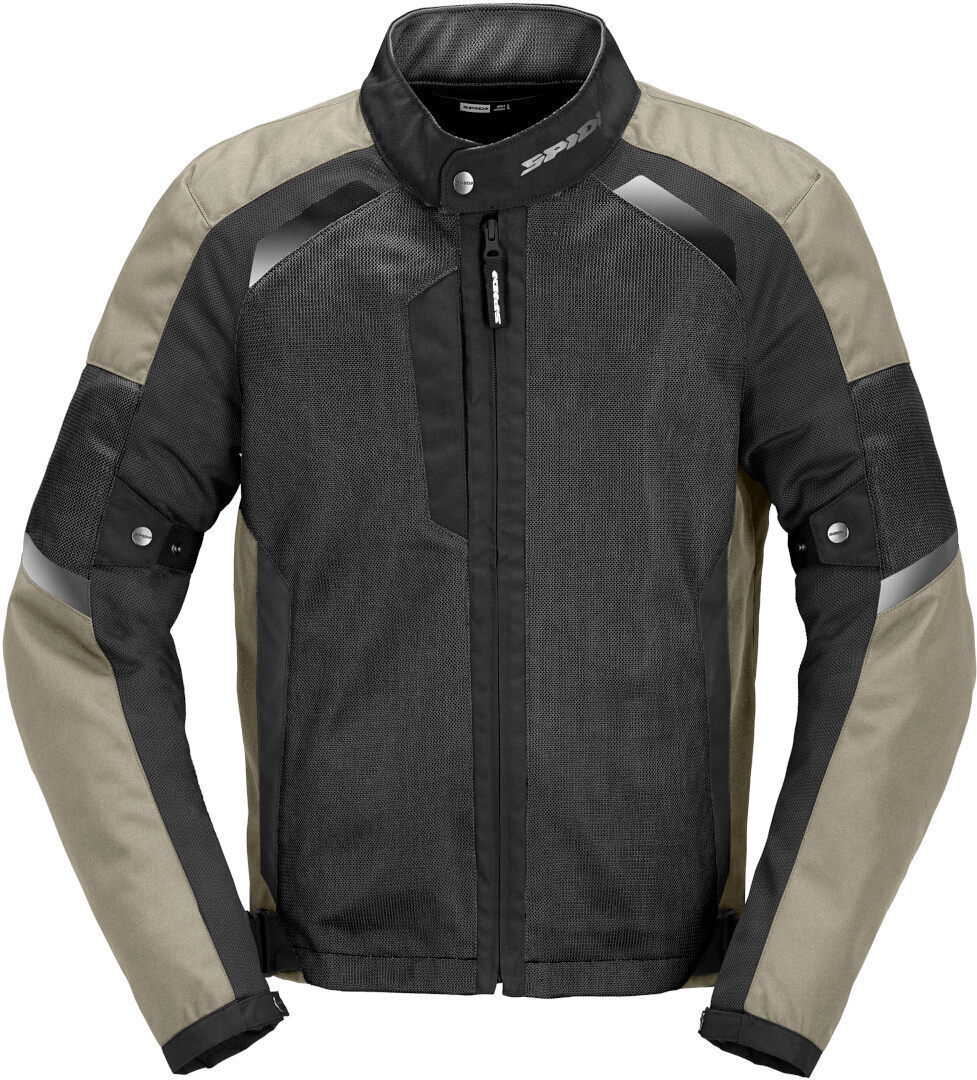 Spidi Tek Net Chaqueta de motocicleta - Negro Verde (4XL)