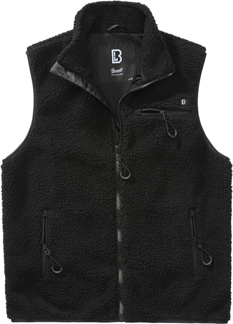 Brandit Teddyfleece Chaleco - Negro (M)