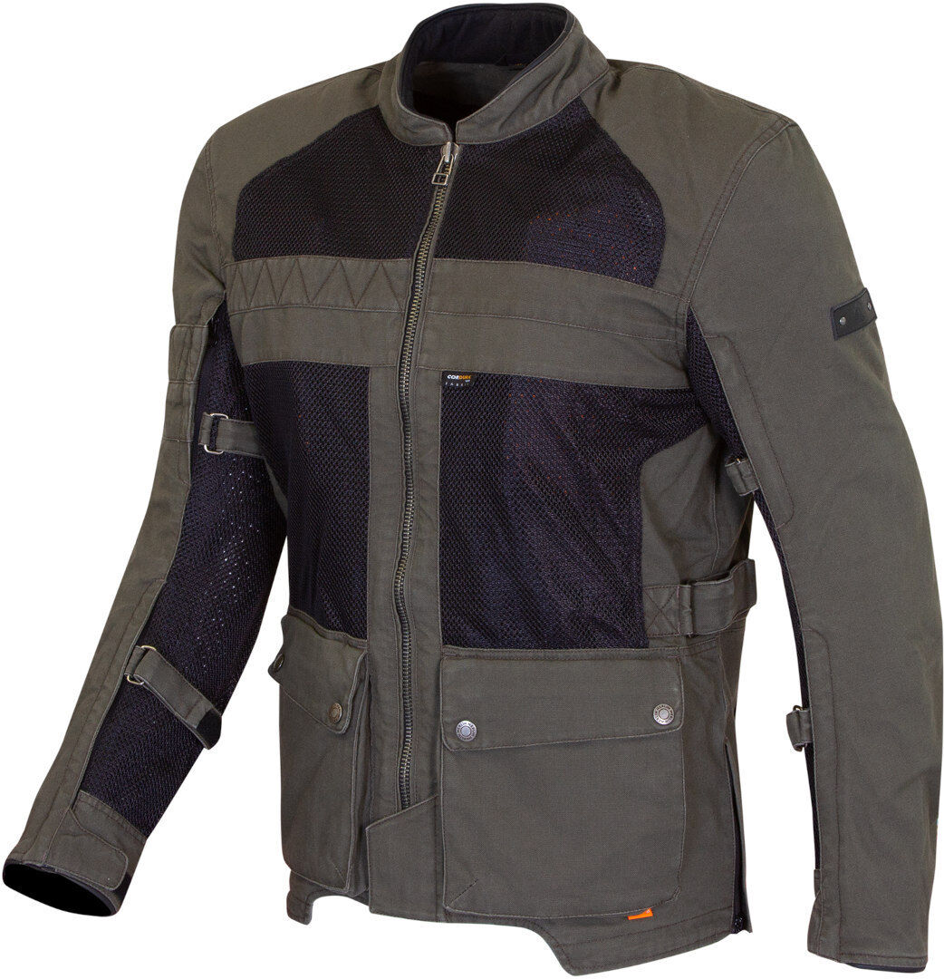 Merlin Mahala D3O Raid Explorer Chaqueta textil para motocicleta - Verde