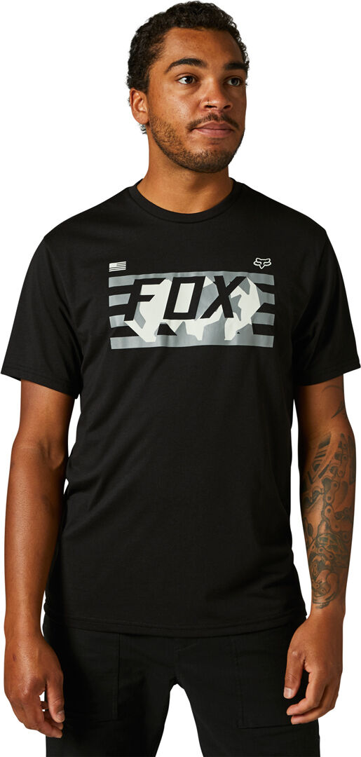 Fox RWT Flag Tech Camiseta - Negro (S)