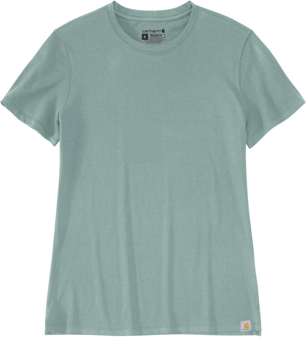 Carhartt Relaxed Fit Lightweight Crewneck Camiseta de damas - Verde (M)