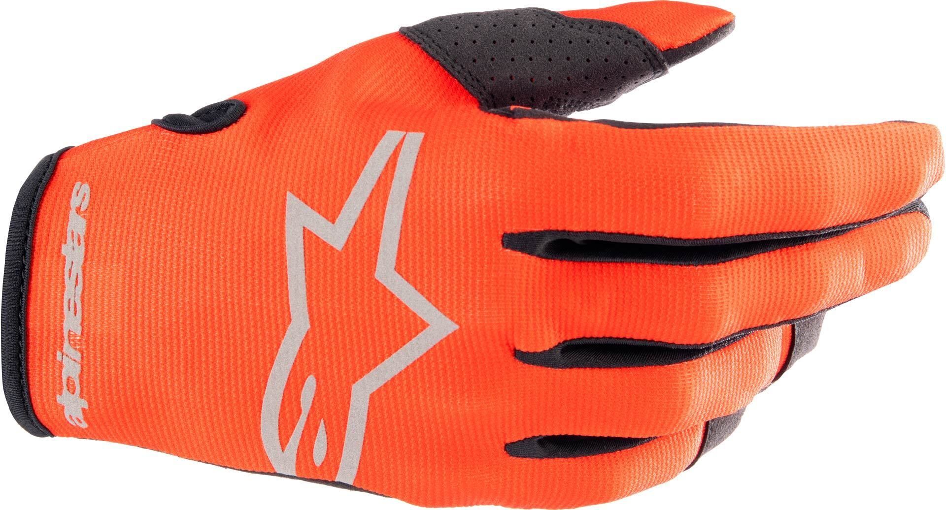 Alpinestars Radar Guantes de motocross - Negro Naranja (L)