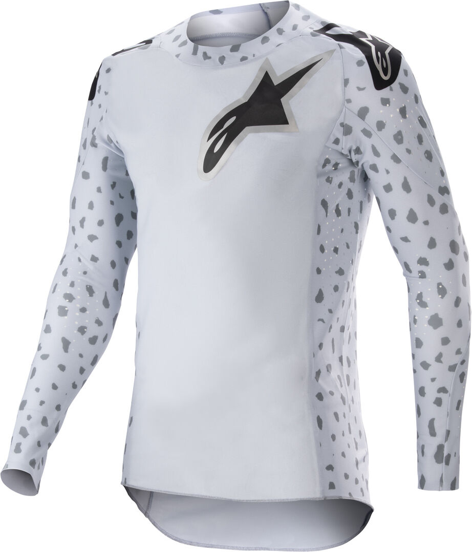 Alpinestars Supertech North Maillot de Motocross - Gris (XL)