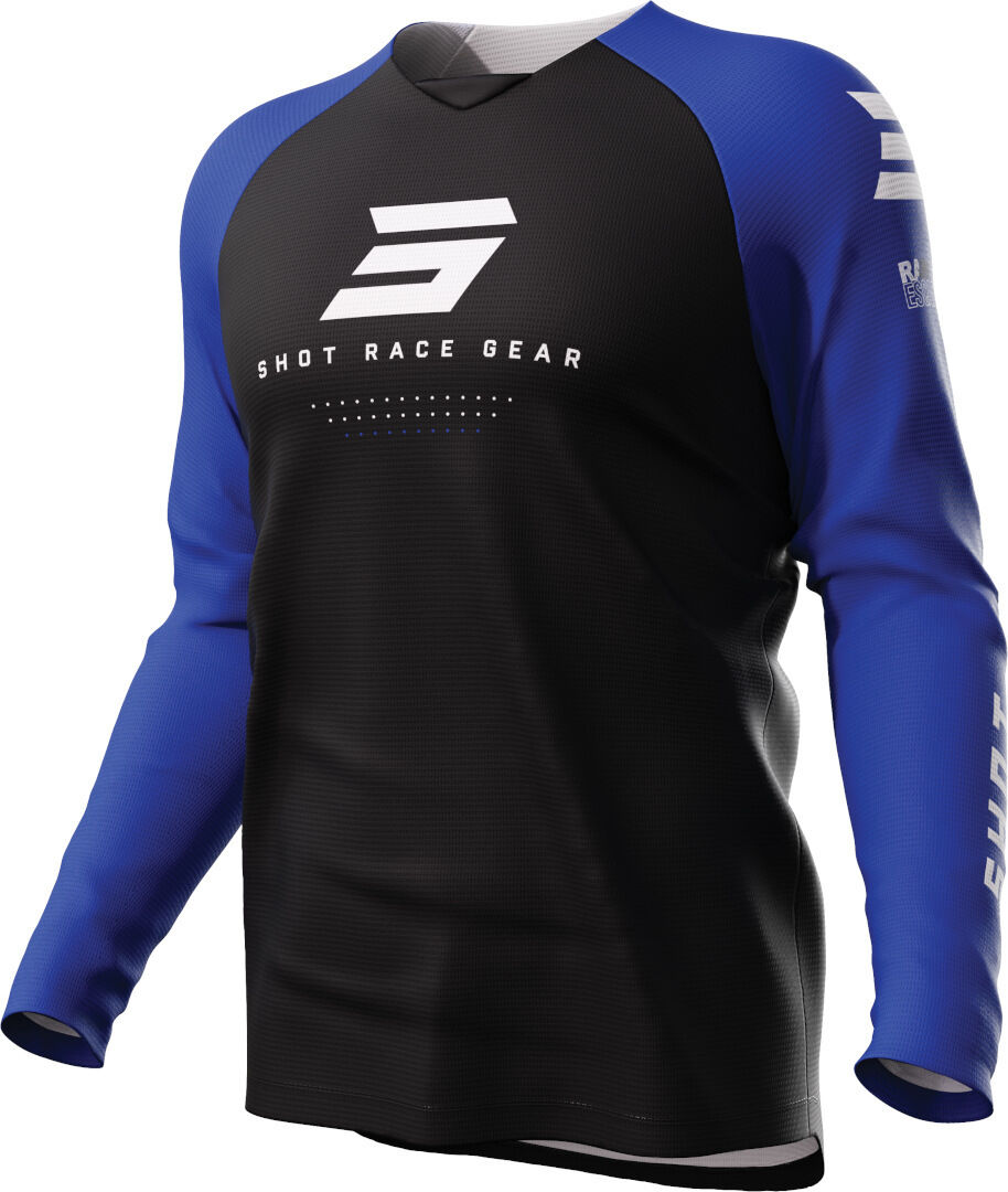 Shot Draw Escape Maillot de motocross - Negro Azul (L)